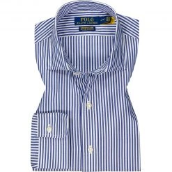Polo Ralph Lauren Hemd 710842636/001 Custom Fit, Baumwolle, Marine-weiß gestreift, Navy-weiß