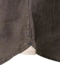 Marc O'Polo Hemd 136 7428 41028/987 Kurzarmhemd, Regular Fit, Reines Leinen, Grau -hemdenverkauf 371808 norm4