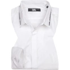 KARL LAGERFELD Hemd 605913/60/512600/10 Baumwolle, Weiß