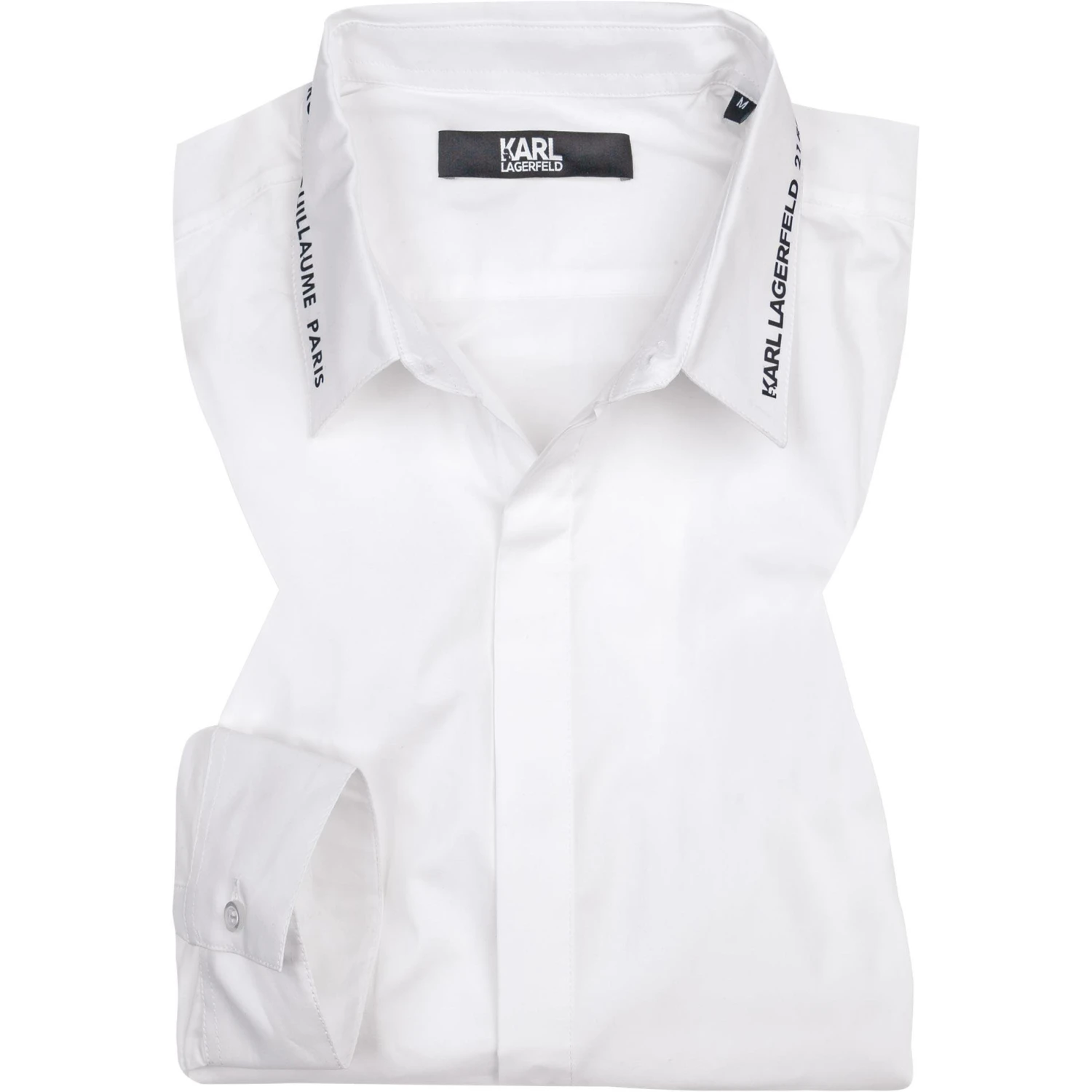 KARL LAGERFELD Hemd 605913/60/512600/10 Baumwolle, Weiß 1 KARL LAGERFELD Hemd 605913/60/512600/10 Baumwolle, Weiß