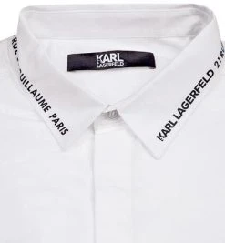KARL LAGERFELD Hemd 605913/60/512600/10 Baumwolle, Weiß 6 KARL LAGERFELD Hemd 605913/60/512600/10 Baumwolle, Weiß -hemdenverkauf 372017 norm2