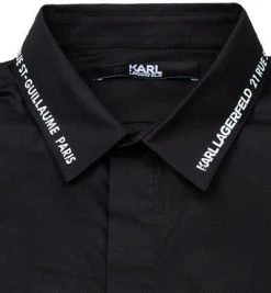 KARL LAGERFELD Hemd 605913/60/512600/990 Baumwolle, Schwarz -hemdenverkauf 372018 norm2