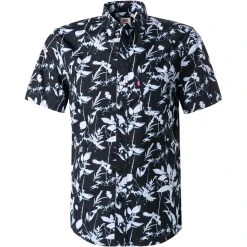 Levi's® Hemd 86624/0022 Kurzarmhemd, Baumwolle, Schwarz gemustert, Schwarz-weiß