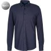 Pierre Cardin Hemd 06000/000/27661/9041 Slim Fit, Jersey, Extra langer Arm, Dunkelblau