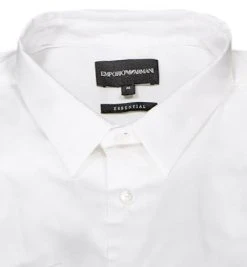 EMPORIO ARMANI Hemd 8N1C09/1NI9Z/0100 Baumwolle, Weiß -hemdenverkauf 372854 norm2