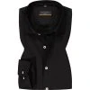 ETERNA Hemd 3377/F170/39 Slim Fit, Mikrofaser atmungsaktiv, Schwarz