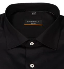 ETERNA Hemd 3377/F170/39 Slim Fit, Mikrofaser atmungsaktiv, Schwarz -hemdenverkauf 372863 norm2