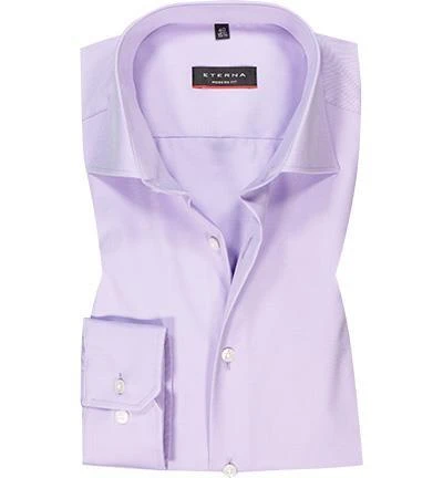 ETERNA Hemd 8817/X18K/65/93 Modern Fit, Twill blickdicht, Flieder 2 ETERNA Hemd 8817/X18K/65/93 Modern Fit, Twill blickdicht, Flieder – Bild 2