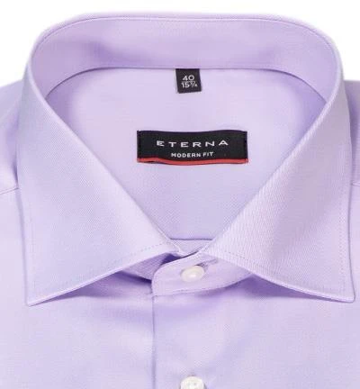 ETERNA Hemd 8817/X18K/65/93 Modern Fit, Twill blickdicht, Flieder 3 ETERNA Hemd 8817/X18K/65/93 Modern Fit, Twill blickdicht, Flieder – Bild 3