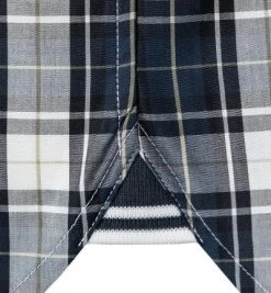 Fred Perry Hemd M1674/738 Kurzarmhemd, Baumwolle, Nachtblau kariert, Nachtblau -hemdenverkauf 373020 norm4