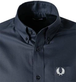 Fred Perry Hemd M8502/738 Kurzarmhemd, Oxford, Nachtblau -hemdenverkauf 373029 norm2