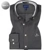 Gant Hemd 3002560/5 Regular Fit, Piqué, Schwarz meliert, Schwarz