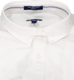 Gant Hemd 3002560/110 Regular Fit, Piqué, Weiß meliert, Weiß -hemdenverkauf 373102 norm2