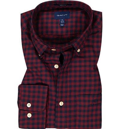 Gant Hemd 3011230/605 Regular Fit, Twill, Weinrot kariert, Weinrot 2 Gant Hemd 3011230/605 Regular Fit, Twill, Weinrot kariert, Weinrot – Bild 2