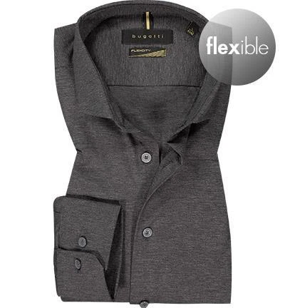 bugatti Hemd 9980/88600/270 Jersey, Dunkelgrau meliert, Dunkelgrau 2 bugatti Hemd 9980/88600/270 Jersey, Dunkelgrau meliert, Dunkelgrau – Bild 2