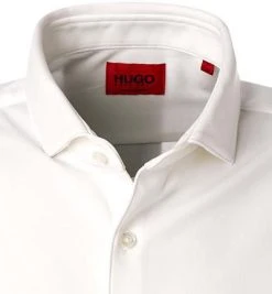 HUGO Hemd Erriko 50462326/199 Extra Slim Fit, Jersey, Extra langer Arm, Weiß -hemdenverkauf 373165 norm2