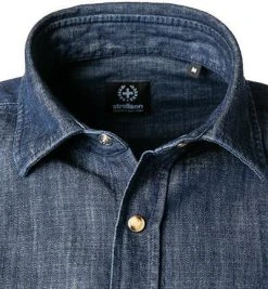 Strellson Jeanshemd Callen 30028365/401 Casual Fit, Baumwolle, Dunkelblau meliert, Dunkelblau 7 Strellson Jeanshemd Callen 30028365/401 Casual Fit, Baumwolle, Dunkelblau meliert, Dunkelblau -hemdenverkauf 373600 norm2