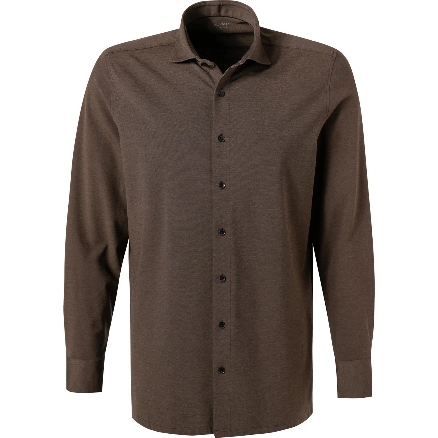OLYMP Luxor Modern Fit 1210/84/28 Hemd, Jersey geruchshemmend, Braun meliert, Braun 1 OLYMP Luxor Modern Fit 1210/84/28 Hemd, Jersey geruchshemmend, Braun meliert, Braun