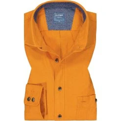 OLYMP Casual Modern Fit 4018/84/56 Hemd, Baumwolle, Ocker