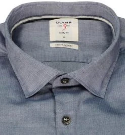 OLYMP Casual Level Five Body Fit 3500/84/18 Hemd, Casual Body Fit, Baumwolle, Marineblau, Marine -hemdenverkauf 373720 norm2