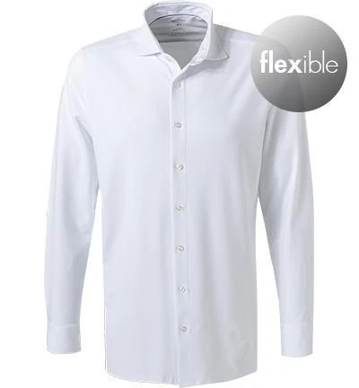 OLYMP Luxor Modern Fit 1210/84/00 Hemd, Jersey geruchshemmend, Weiß 2 OLYMP Luxor Modern Fit 1210/84/00 Hemd, Jersey geruchshemmend, Weiß – Bild 2