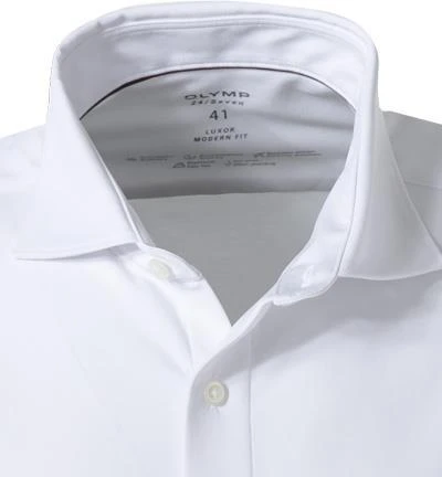 OLYMP Luxor Modern Fit 1210/84/00 Hemd, Jersey geruchshemmend, Weiß 3 OLYMP Luxor Modern Fit 1210/84/00 Hemd, Jersey geruchshemmend, Weiß – Bild 3