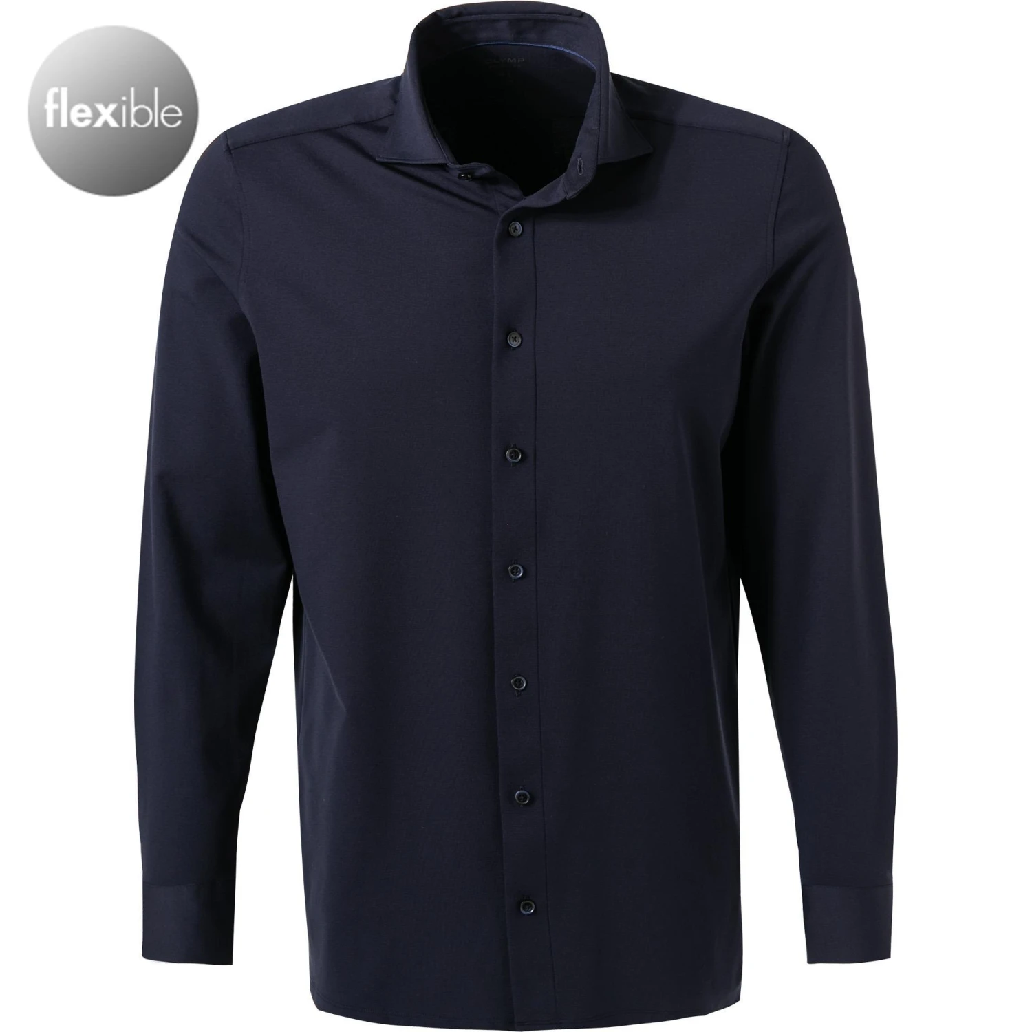 OLYMP Luxor Modern Fit 1210/84/18 Hemd, Jersey geruchshemmend, Marineblau, Marine 1 OLYMP Luxor Modern Fit 1210/84/18 Hemd, Jersey geruchshemmend, Marineblau, Marine