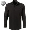 OLYMP Luxor Modern Fit 1210/84/68 Hemd, Jersey geruchshemmend, Schwarz