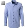 OLYMP Luxor Modern Fit 1224/84/11 Hemd, Jersey geruchshemmend, Bleu gemustert, Bleu