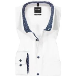 OLYMP Luxor Modern Fit 69EL 1280/89/00 Hemd, Baumwolle, Extra langer Arm, Weiß