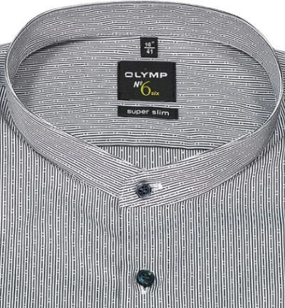 OLYMP No. Six Super Slim 2582/84/18 Hemd, Baumwolle, Marineblau gestreift, Marine 3 OLYMP No. Six Super Slim 2582/84/18 Hemd, Baumwolle, Marineblau gestreift, Marine – Bild 3