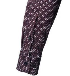 OLYMP Luxor Modern Fit 1234/84/37 Hemd, Jersey, Bordeaux gemustert, Bordeaux -hemdenverkauf 373759 norm3