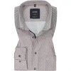 OLYMP Luxor Modern Fit 1270/84/28 Hemd, Baumwolle, Braun-blau gemustert, Braun