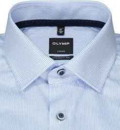 OLYMP Luxor Modern Fit 1260/84/11 Hemd, Baumwolle, Bleu-weiß gestreift, Bleu -hemdenverkauf 373768 norm2