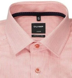 OLYMP Luxor Modern Fit 1260/84/36 Hemd, Baumwolle, Rot-weiß gestreift, Sienna -hemdenverkauf 373769 norm2