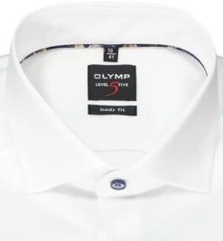 OLYMP Level Five Body Fit 2108/84/00 Hemd, Baumwolle, Weiß -hemdenverkauf 373784 norm2