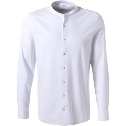 OLYMP Level Five Body Fit 2032/84/00 Hemd, Jersey geruchshemmend, Weiß