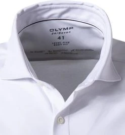 OLYMP Level Five Body Fit 69EL 2006/89/00 Hemd, Jersey geruchshemmend, Extra langer Arm, Weiß -hemdenverkauf 373809 norm2
