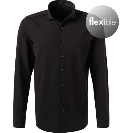 OLYMP Level Five Body Fit 69EL 2006/89/68 Hemd, Jersey geruchshemmend, Extra langer Arm, Schwarz 2 OLYMP Level Five Body Fit 69EL 2006/89/68 Hemd, Jersey geruchshemmend, Extra langer Arm, Schwarz – Bild 2