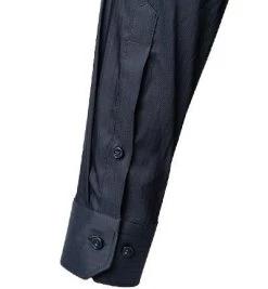 OLYMP No. Six 24/Seven Super Slim 2546/84/18 Hemd, Super Slim Fit, Mikrofaser Stretch, Marine -hemdenverkauf 373818 norm3