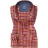 OLYMP Casual Modern Fit 4008/84/35 Hemd, Baumwolle, Rot kariert, Rot