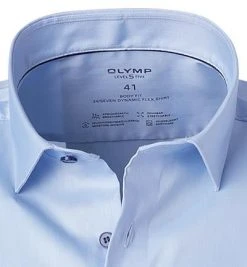 OLYMP Level Five Body Fit 2066/84/11 Hemd, Mikrofaser Stretch feuchtigkeitsregulierend, Hellblau, Bleu -hemdenverkauf 373840 norm2