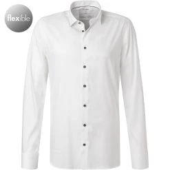 OLYMP Level Five Body Fit 2066/84/00 Hemd, Mikrofaser Stretch feuchtigkeitsregulierend, Weiß