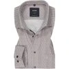 OLYMP Luxor Modern Fit 69EL 1270/89/28 Hemd, Baumwolle, Extra langer Arm, Braun-blau gemustert, Braun