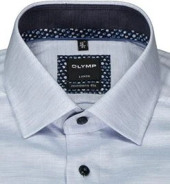 OLYMP Luxor Modern Fit 69EL 1306/89/11 Hemd, Baumwolle, Extra langer Arm, Bleu meliert, Bleu -hemdenverkauf 373848 norm2