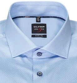 OLYMP Level Five Body Fit 2108/84/11 Hemd, Baumwolle, Bleu -hemdenverkauf 373864 norm2