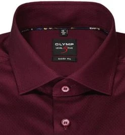 OLYMP Level Five Body Fit 2108/84/86 Hemd, Baumwolle, Granat -hemdenverkauf 373865 norm2
