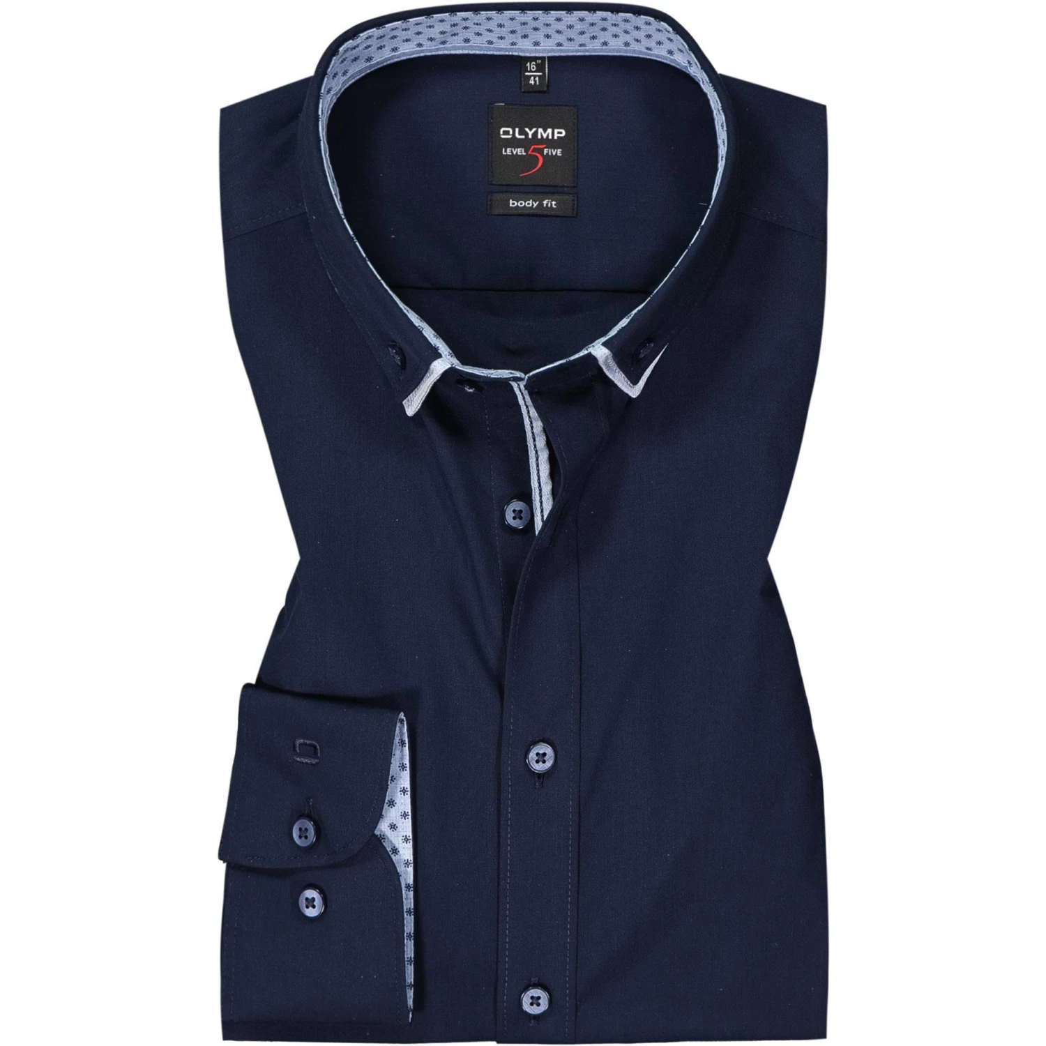 OLYMP Level Five Body Fit 2154/84/08 Hemd, Baumwolle, Kobaltblau, Kobalt 1 OLYMP Level Five Body Fit 2154/84/08 Hemd, Baumwolle, Kobaltblau, Kobalt