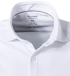 OLYMP No. Six Super Slim 2502/84/00 Hemd, Super Slim Fit, Jersey geruchshemmend, Weiß -hemdenverkauf 373887 norm2