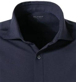 OLYMP No. Six Super Slim 2502/84/18 Hemd, Super Slim Fit, Jersey geruchshemmend, Marine -hemdenverkauf 373888 norm2